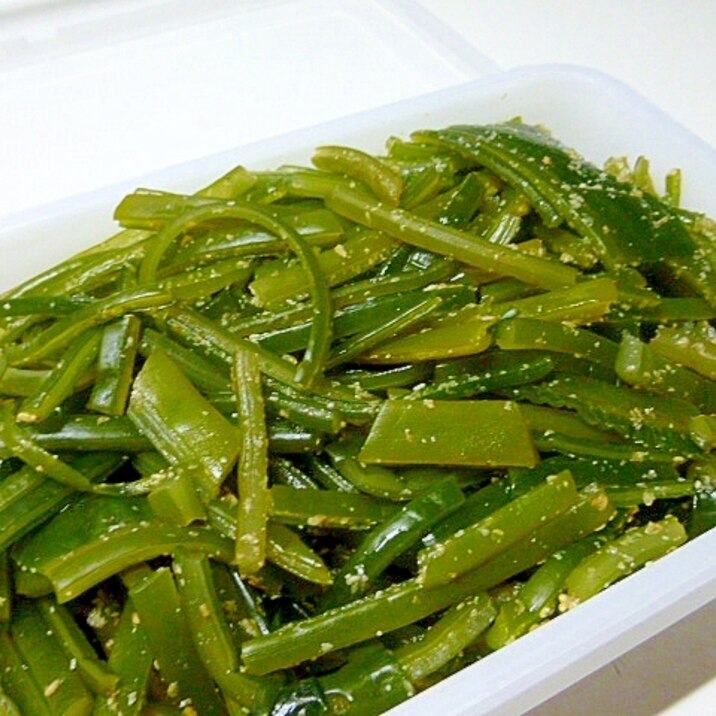 こりこりっ 茎わかめ昆布しょうゆ漬け レシピ 作り方 By さとママ3645 楽天レシピ